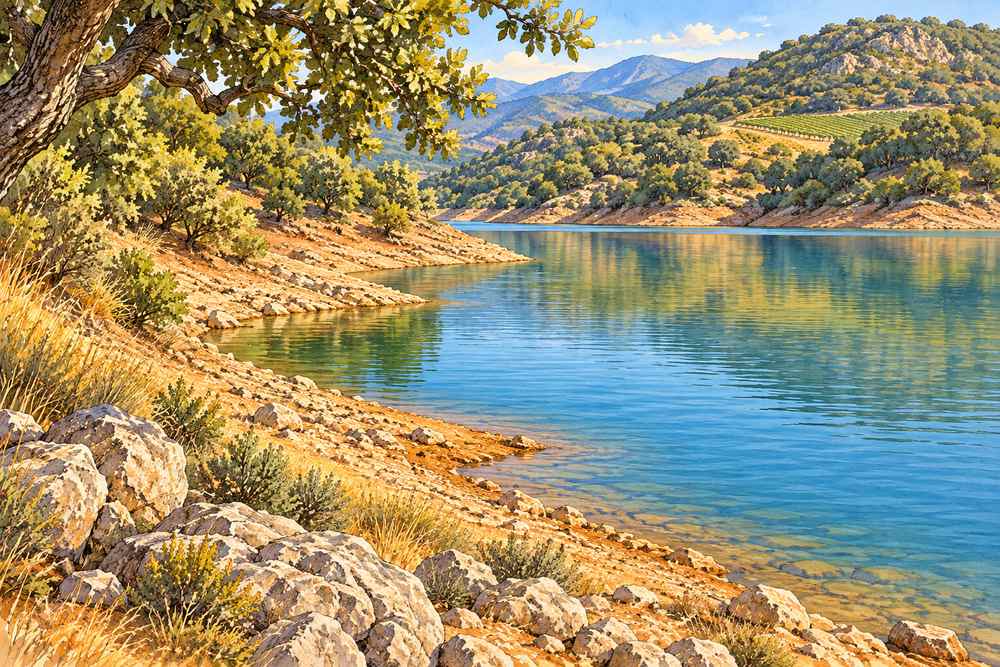 Landscapes beside the Agly 